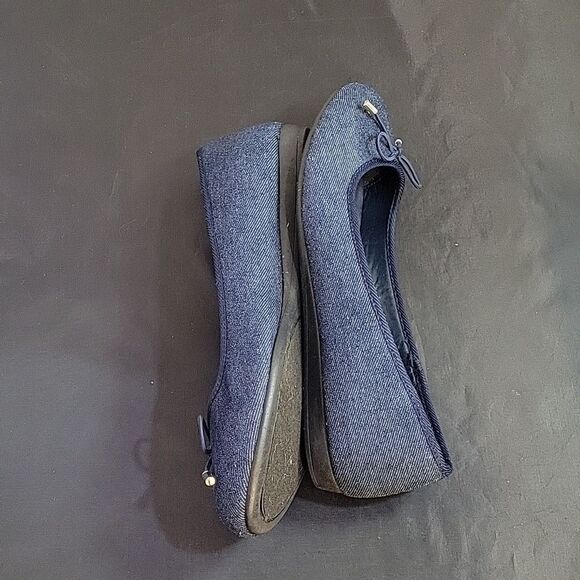 CL BY LAUNDRY BOWKNOT DENIM MATERIALS SLIP-ON WOMEN"S FLAT SHOE - Picture 12 of 16